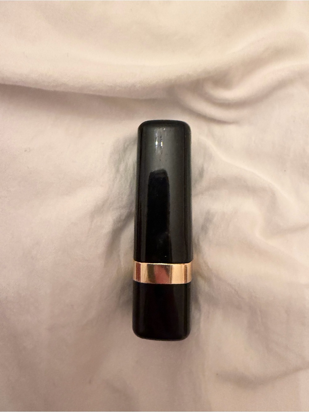 Classic Black Lipstick Case with Gold Accent covergirl red